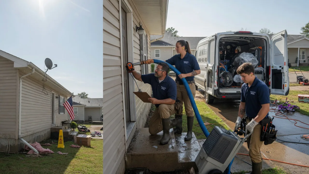Ceiling Water Damage Restoration in Linwood, KS near me